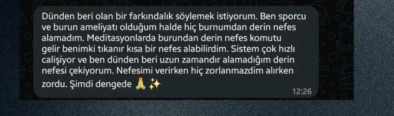 Gerçek WhatsApp katılımcı yorumu 21