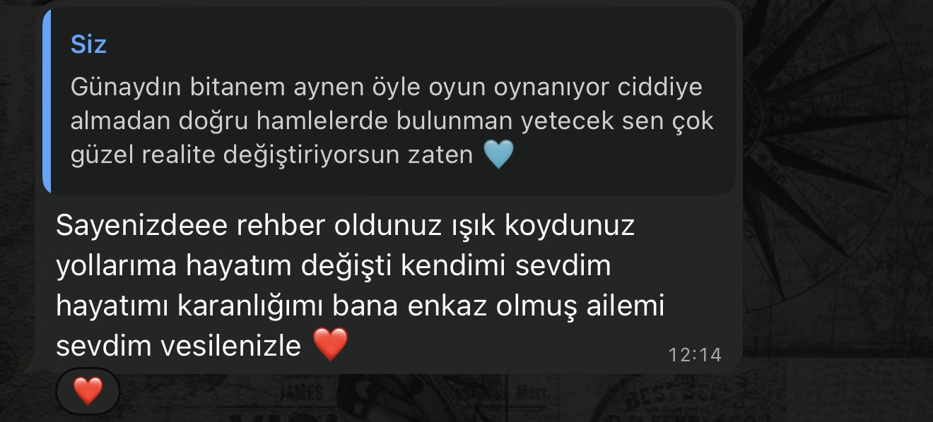 Gerçek WhatsApp katılımcı yorumu 14