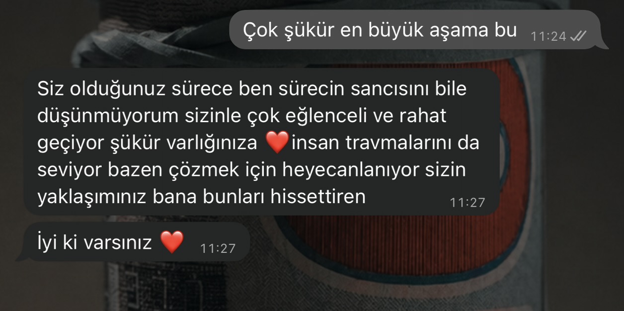 Gerçek WhatsApp katılımcı yorumu 9