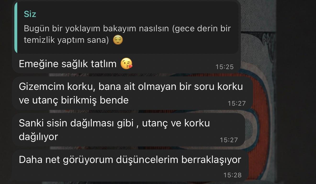 Gerçek WhatsApp katılımcı yorumu 10
